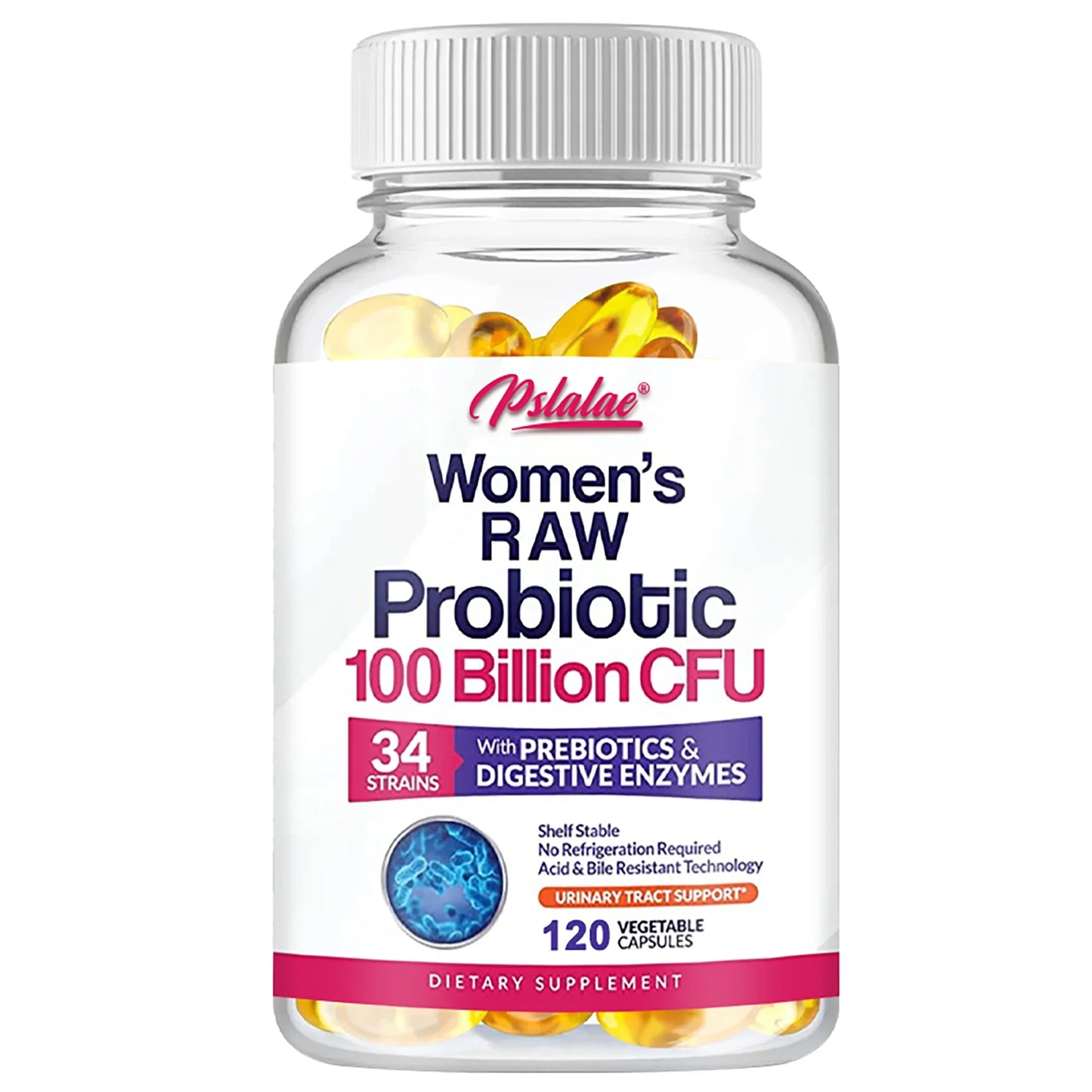 Raw Probiotics for Women - 120 Capsules