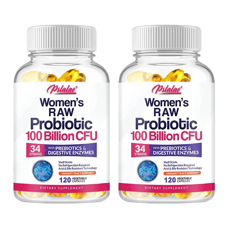 Raw Probiotics for Women - 120 Capsules
